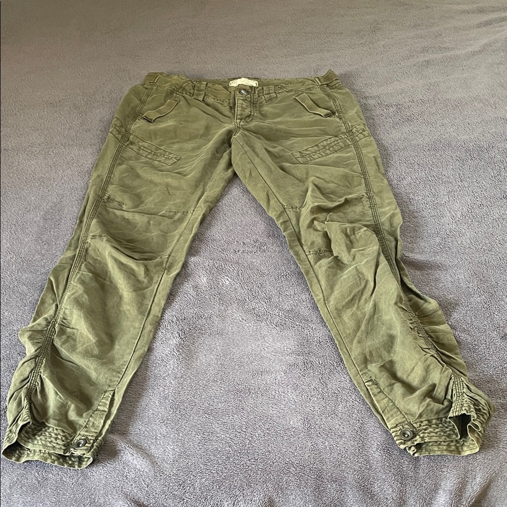 Free People Sage Green Trousers
